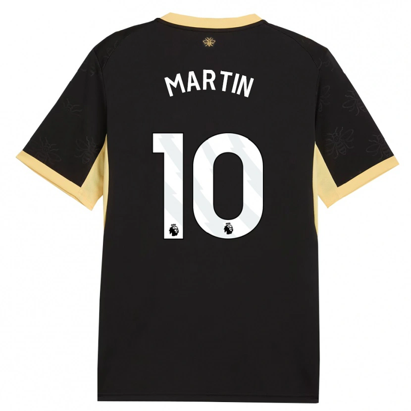 Danxen Kid Milo Martin #10 Black Yellow Away Jersey 2026/27 T-Shirt