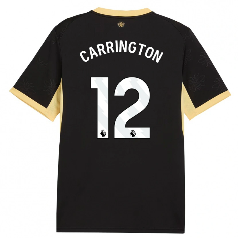 Danxen Kid Theo Carrington #12 Black Yellow Away Jersey 2026/27 T-Shirt