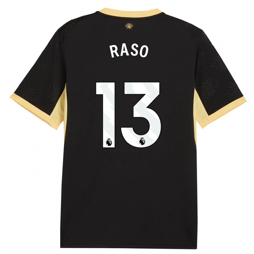 Danxen Kid Hayley Raso #13 Black Yellow Away Jersey 2026/27 T-Shirt
