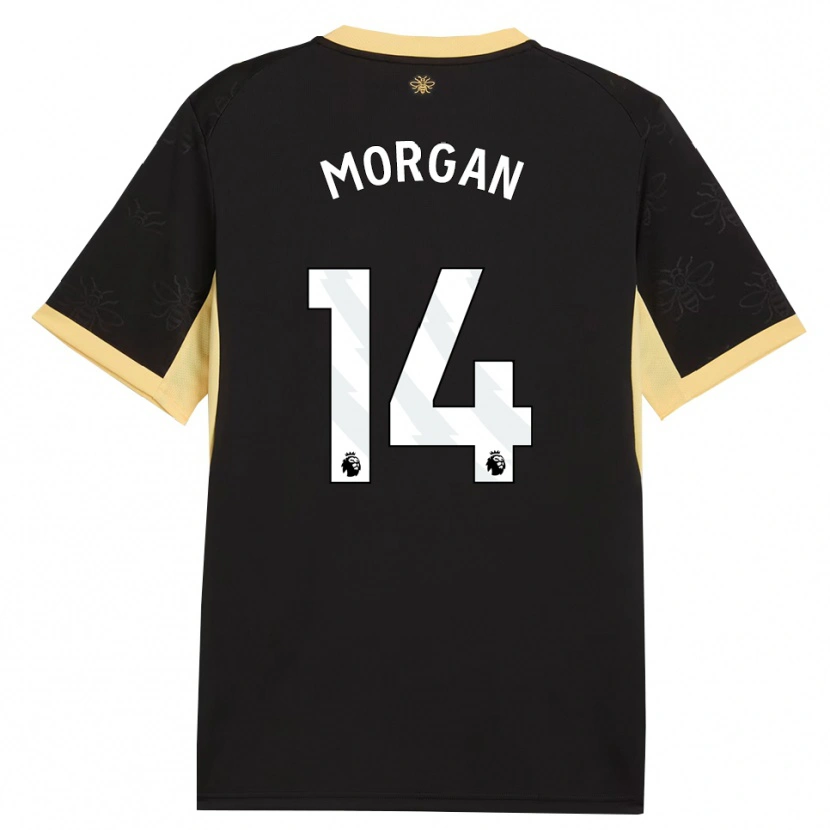 Danxen Kid Esme Morgan #14 Black Yellow Away Jersey 2026/27 T-Shirt