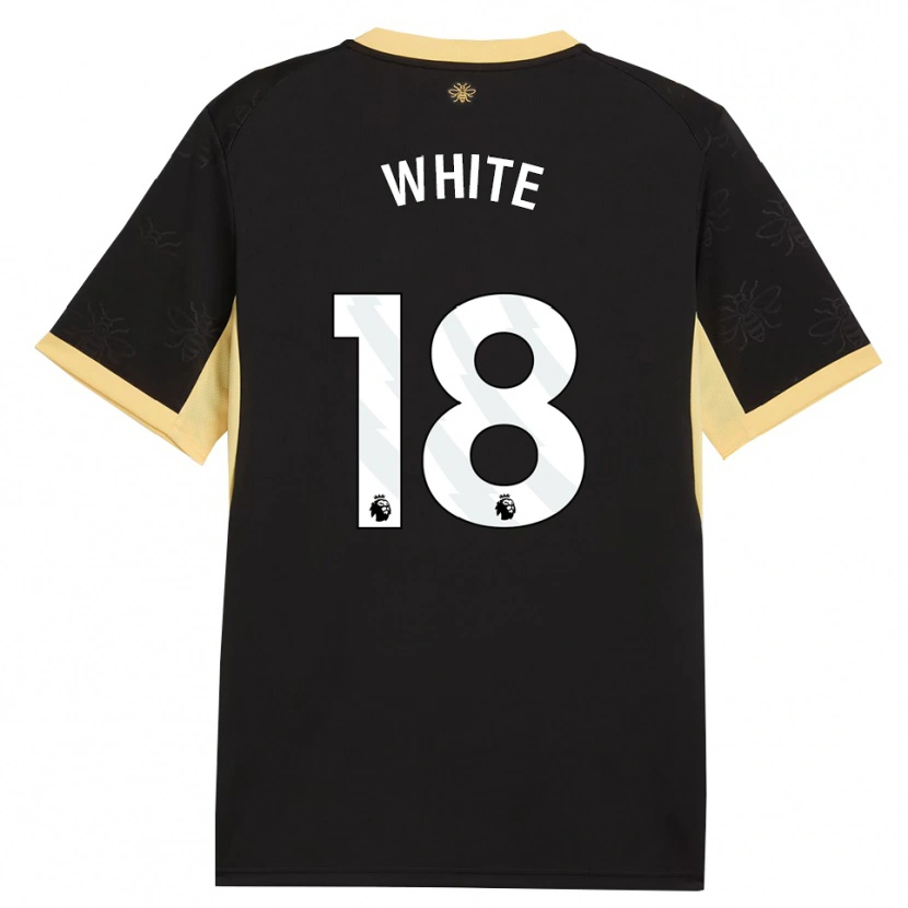 Danxen Kid Ellen White #18 Black Yellow Away Jersey 2026/27 T-Shirt