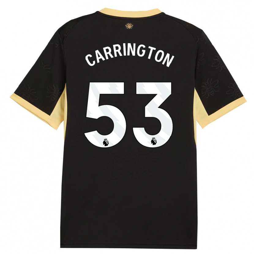 Danxen Kid Ezra Carrington #53 Black Yellow Away Jersey 2026/27 T-Shirt
