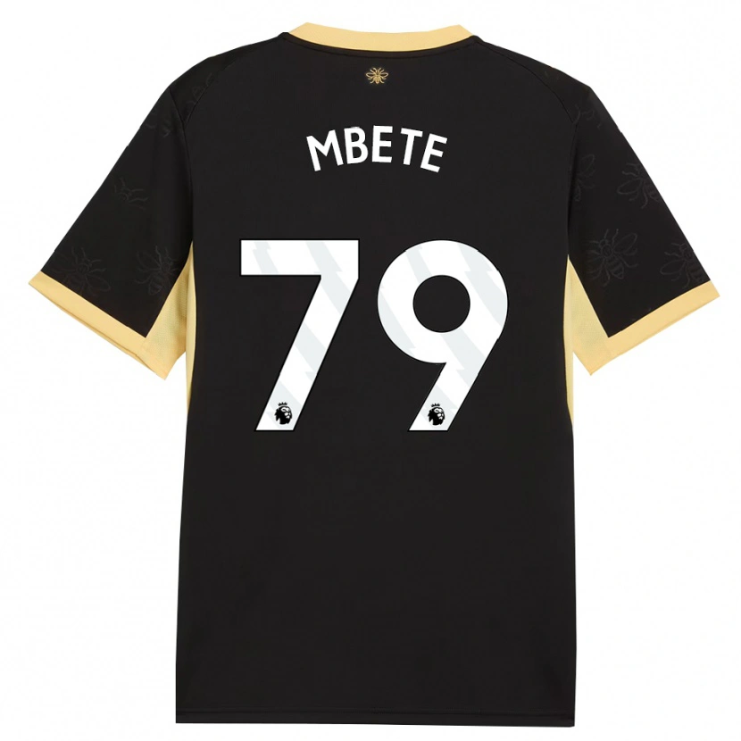 Danxen Kid Luke Mbete #79 Black Yellow Away Jersey 2026/27 T-Shirt