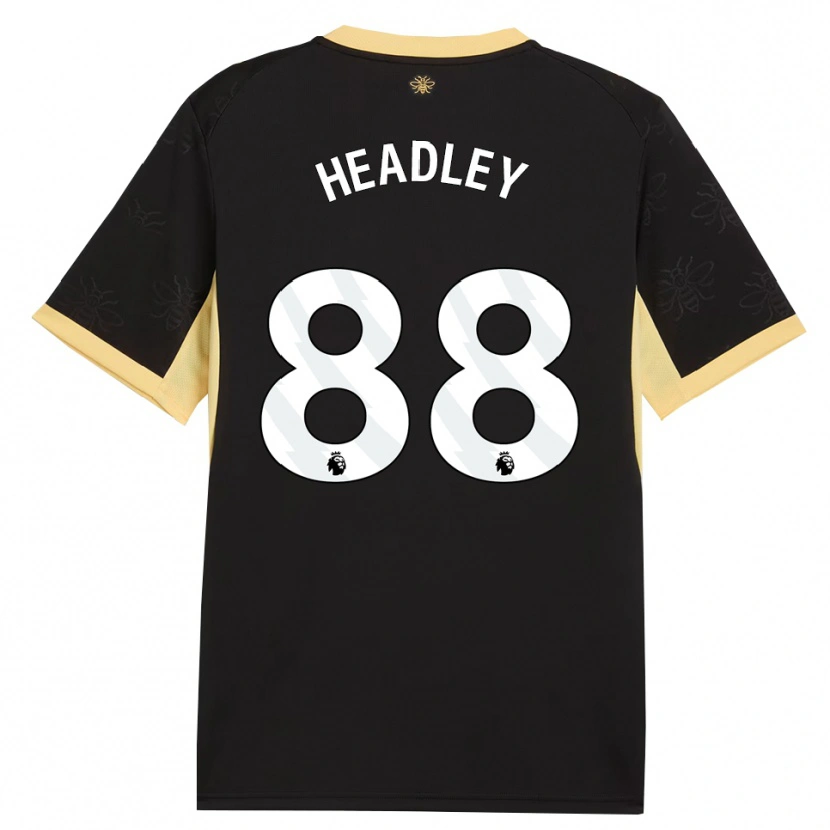 Danxen Kid Dante Headley #88 Black Yellow Away Jersey 2026/27 T-Shirt