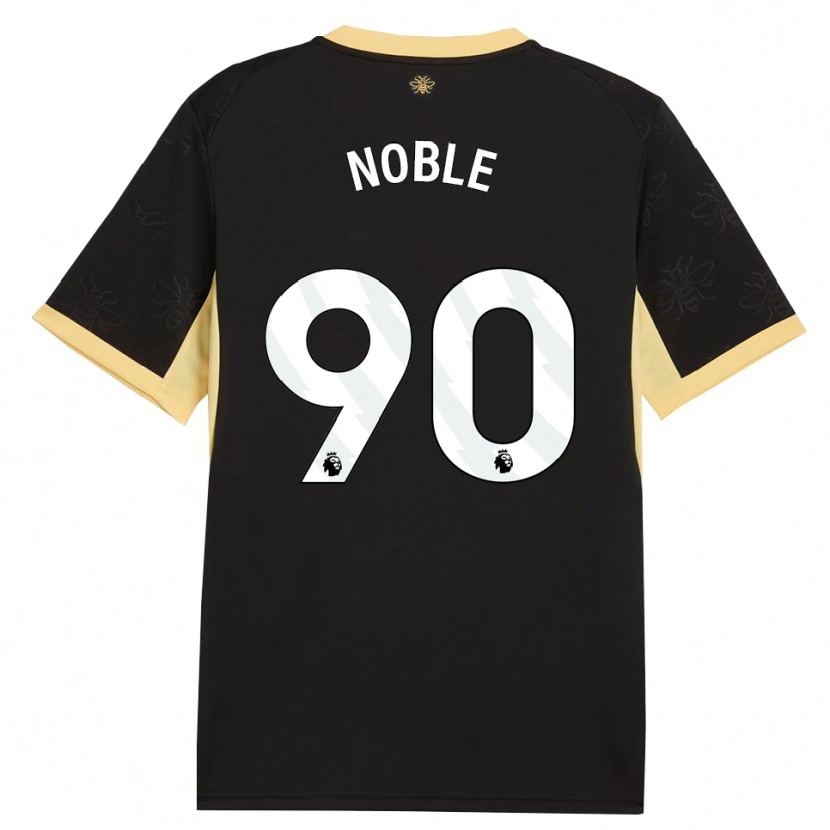 Danxen Kid Kian Noble #90 Black Yellow Away Jersey 2026/27 T-Shirt
