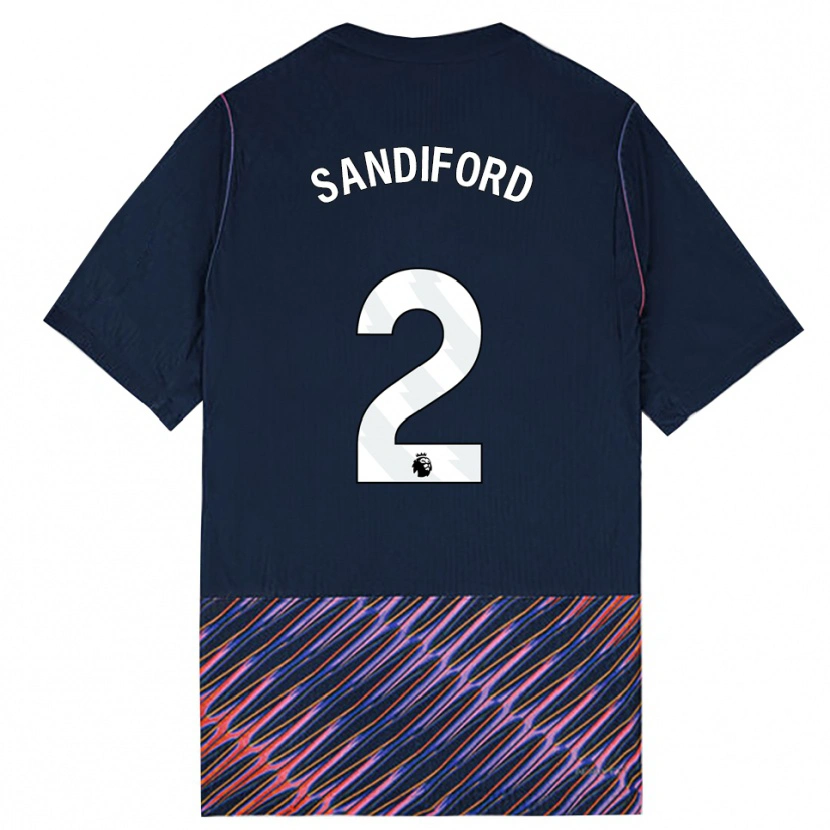 Danxen Kid Oscar Sandiford #2 Royal Blue White Away Jersey 2026/27 T-Shirt