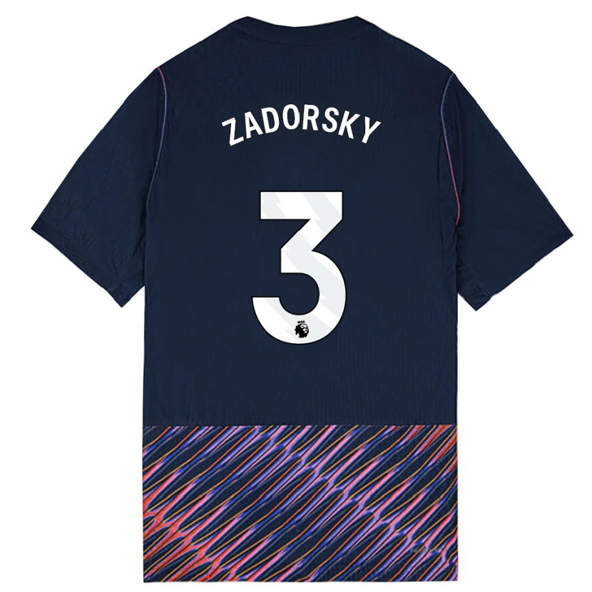 Danxen Kid Shelina Zadorsky #3 Royal Blue White Away Jersey 2026/27 T-Shirt