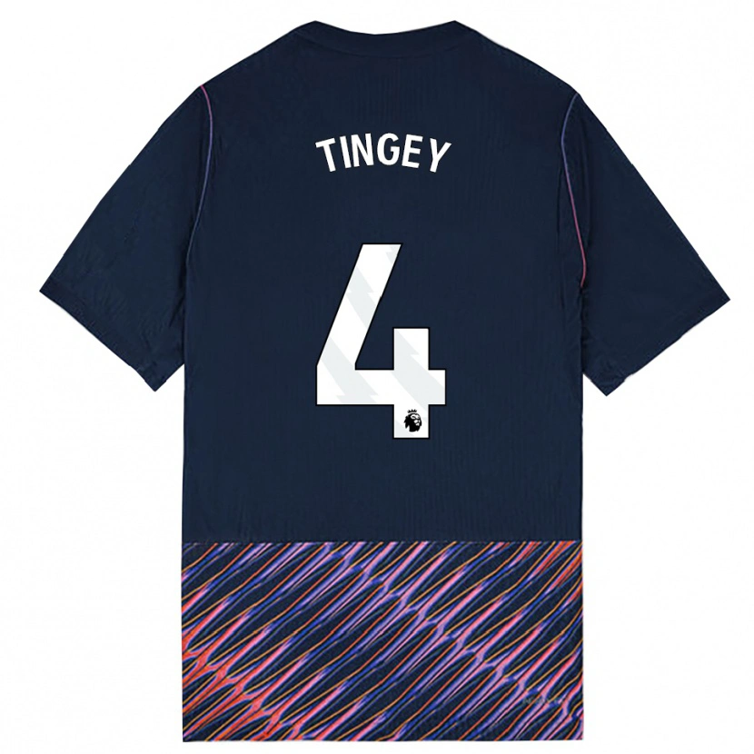 Danxen Kid Tyler Tingey #4 Royal Blue White Away Jersey 2026/27 T-Shirt