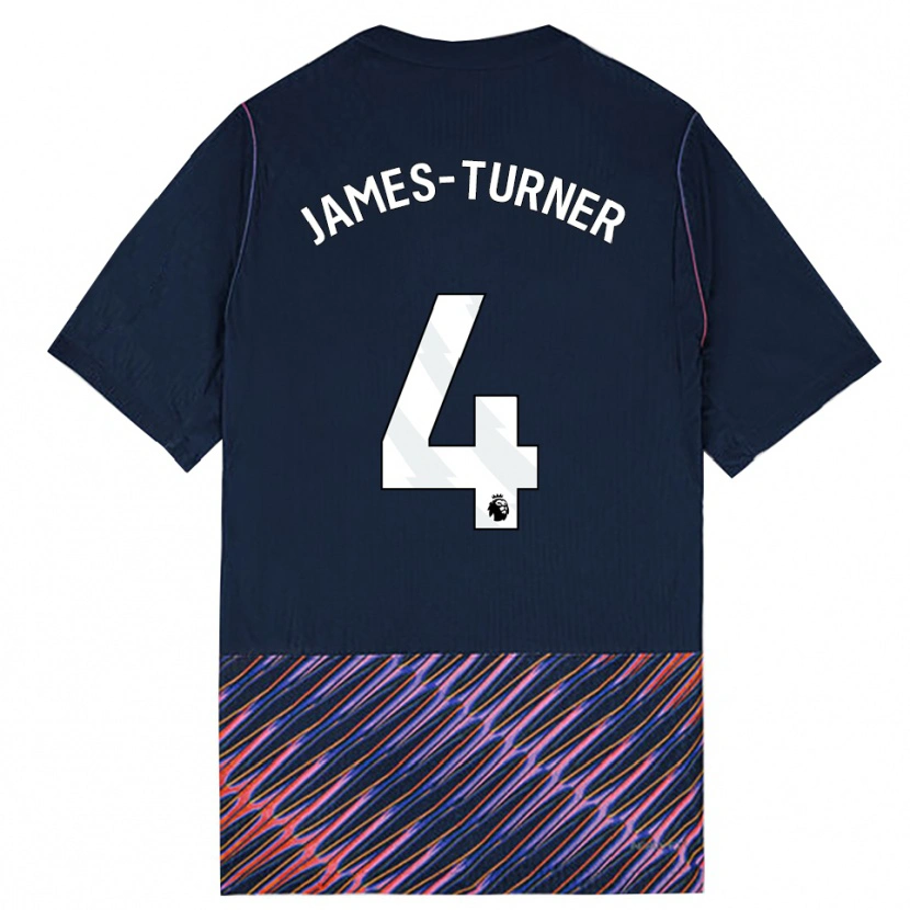 Danxen Kid Amy James-Turner #4 Royal Blue White Away Jersey 2026/27 T-Shirt