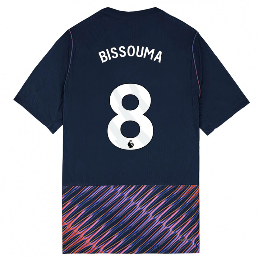 Danxen Kid Yves Bissouma #8 Royal Blue White Away Jersey 2026/27 T-Shirt