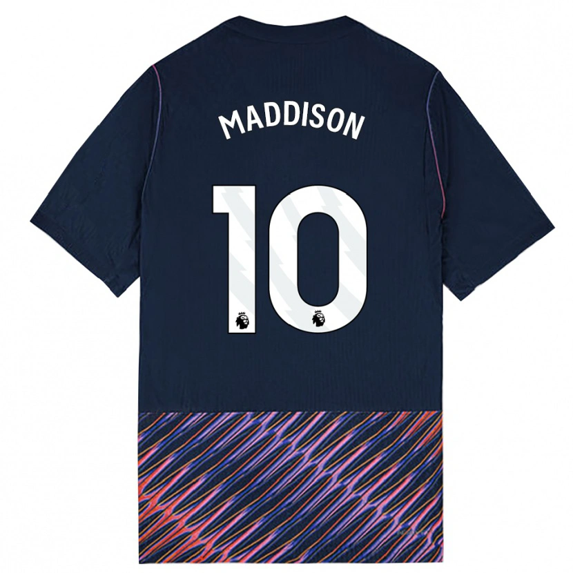 Danxen Kid James Maddison #10 Royal Blue White Away Jersey 2026/27 T-Shirt