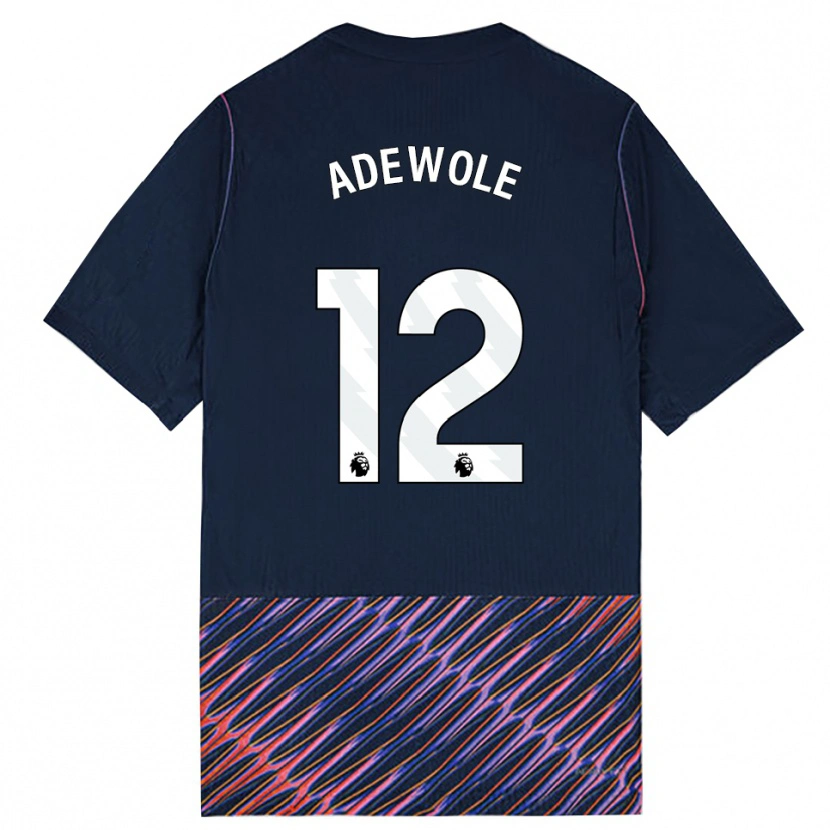 Danxen Kid Miracle Adewole #12 Royal Blue White Away Jersey 2026/27 T-Shirt