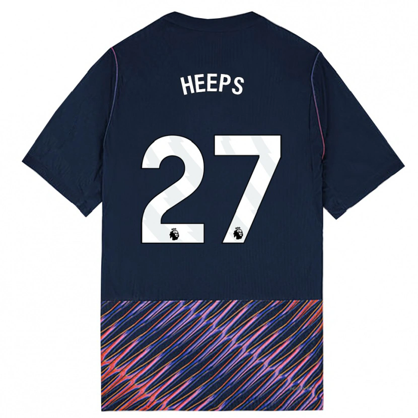 Danxen Kid Eleanor Heeps #27 Royal Blue White Away Jersey 2026/27 T-Shirt