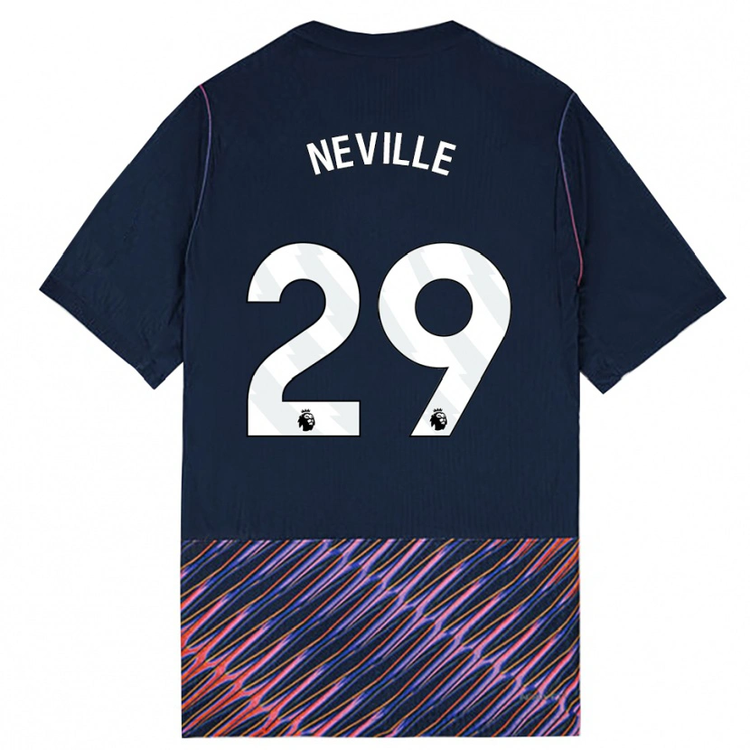 Danxen Kid Ashleigh Neville #29 Royal Blue White Away Jersey 2026/27 T-Shirt