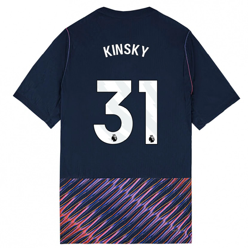 Danxen Kid Antonín Kinský #31 Royal Blue White Away Jersey 2026/27 T-Shirt