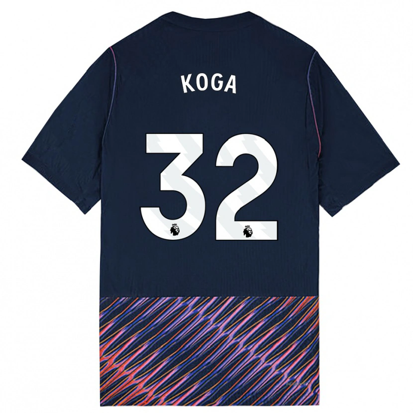 Danxen Kid Tōko Koga #32 Royal Blue White Away Jersey 2026/27 T-Shirt