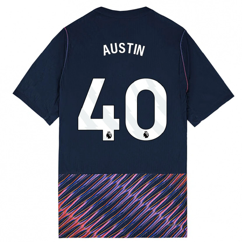 Danxen Kid Brandon Austin #40 Royal Blue White Away Jersey 2026/27 T-Shirt