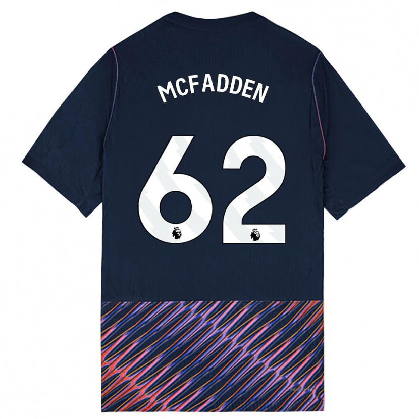 Danxen Kid Max Mcfadden #62 Royal Blue White Away Jersey 2026/27 T-Shirt