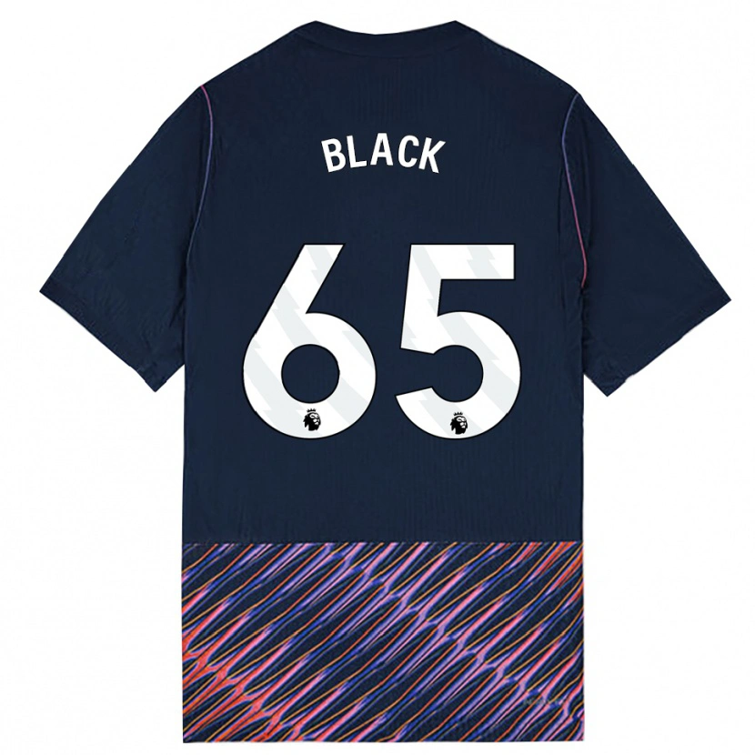 Danxen Kid Leo Black #65 Royal Blue White Away Jersey 2026/27 T-Shirt