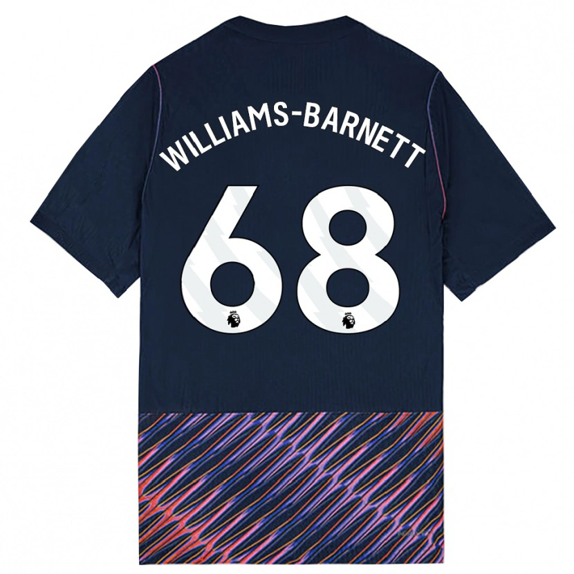 Danxen Kid Luca Williams-Barnett #68 Royal Blue White Away Jersey 2026/27 T-Shirt
