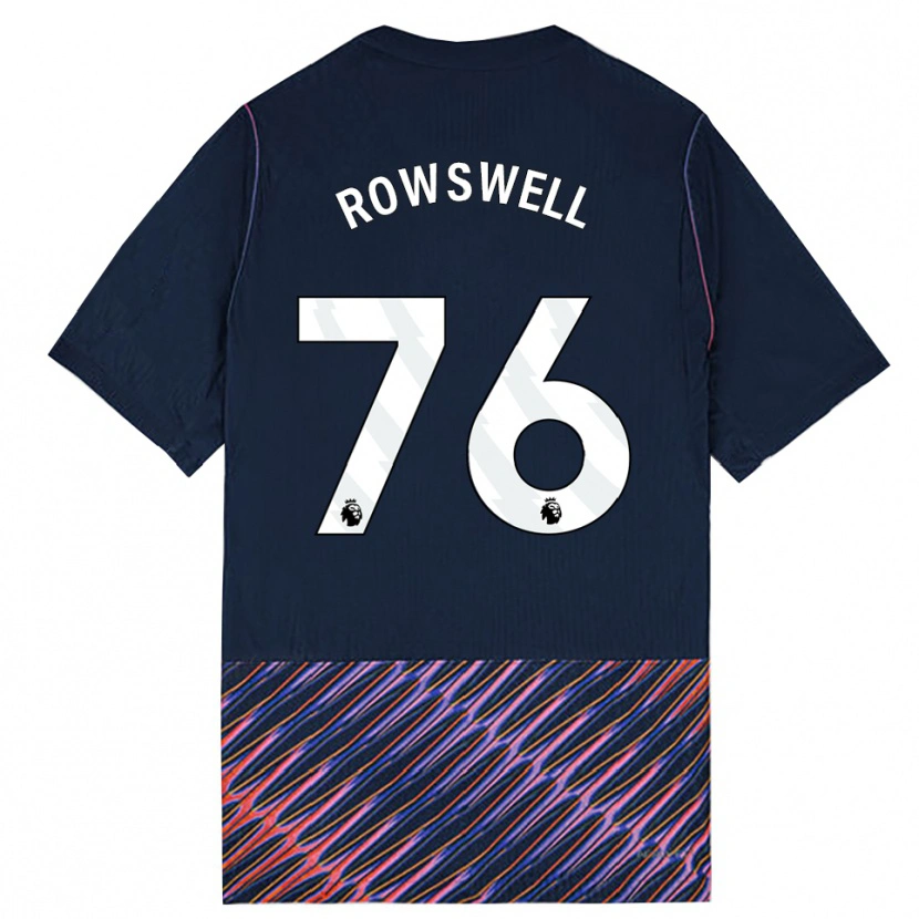 Danxen Kid James Rowswell #76 Royal Blue White Away Jersey 2026/27 T-Shirt