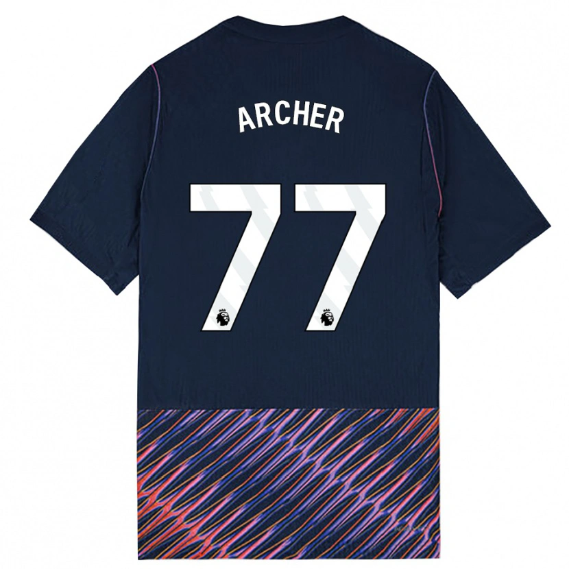 Danxen Kid Samual Archer #77 Royal Blue White Away Jersey 2026/27 T-Shirt
