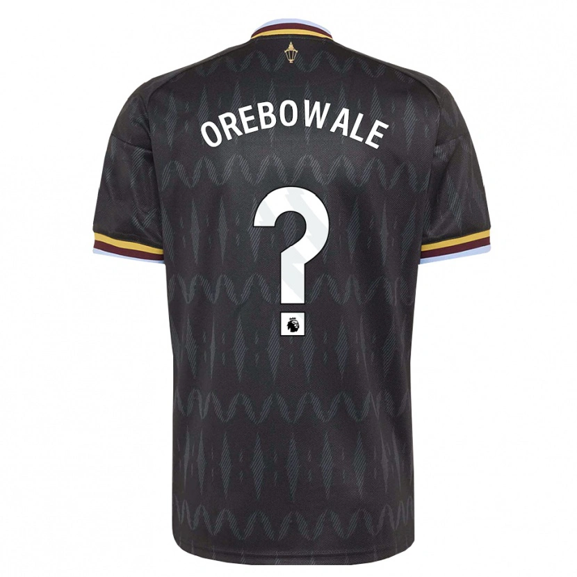 Danxen Kid Erin Orebowale #0 Cornflower Blue Black Yellow Away Jersey 2026/27 T-Shirt