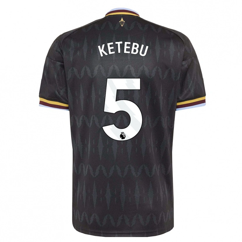 Danxen Kid Kairi Ketebu #5 Cornflower Blue Black Yellow Away Jersey 2026/27 T-Shirt
