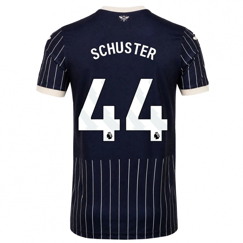 Danxen Kid Jannik Schuster #44 Black White Away Jersey 2026/27 T-Shirt