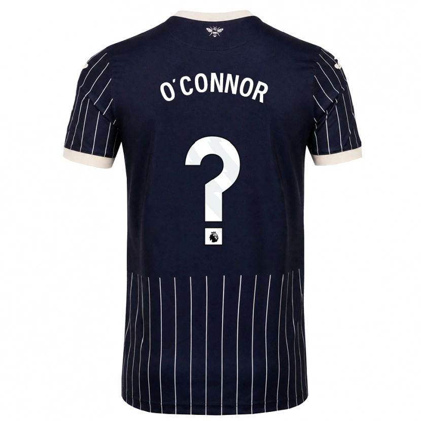 Danxen Kid Donal O'connor #0 Black White Away Jersey 2026/27 T-Shirt
