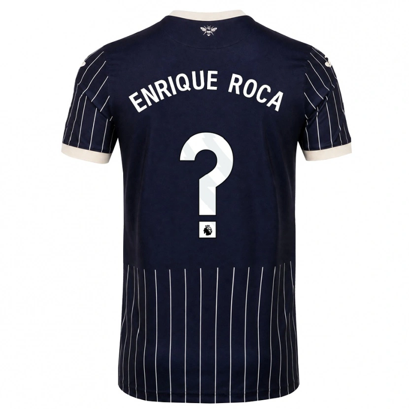Danxen Kid Enrique Roca #0 Black White Away Jersey 2026/27 T-Shirt