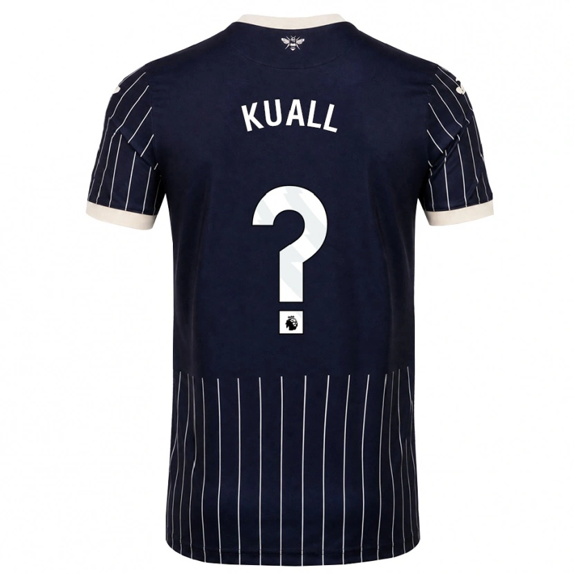 Danxen Kid Mohtady Kuall #0 Black White Away Jersey 2026/27 T-Shirt