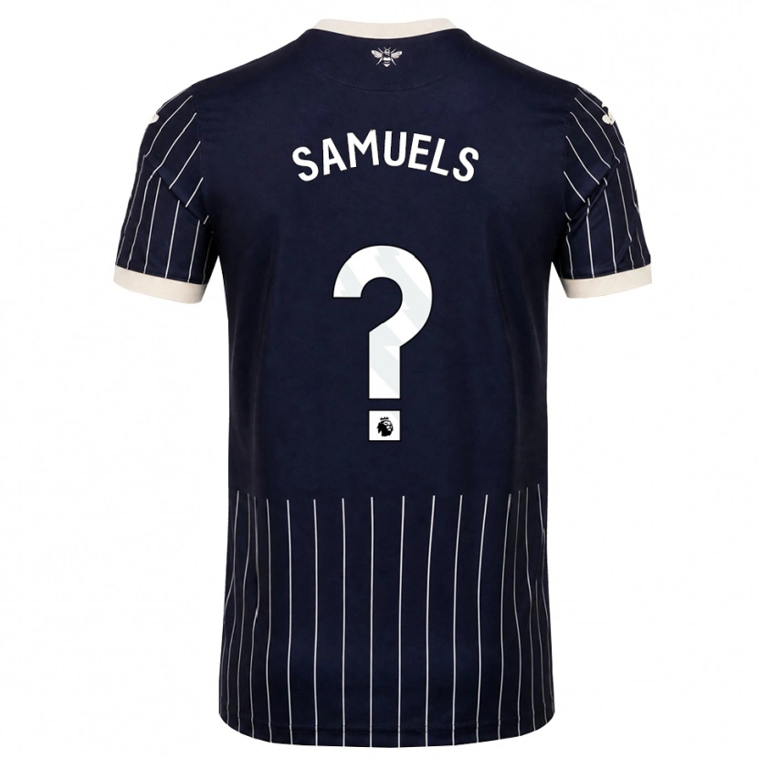 Danxen Kid Kerron Samuels #0 Black White Away Jersey 2026/27 T-Shirt