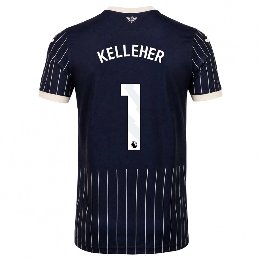 Danxen Kid Caoimhín Kelleher #1 Black White Away Jersey 2026/27 T-Shirt