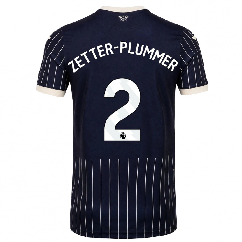 Danxen Kid Josh Zetter-Plummer #2 Black White Away Jersey 2026/27 T-Shirt