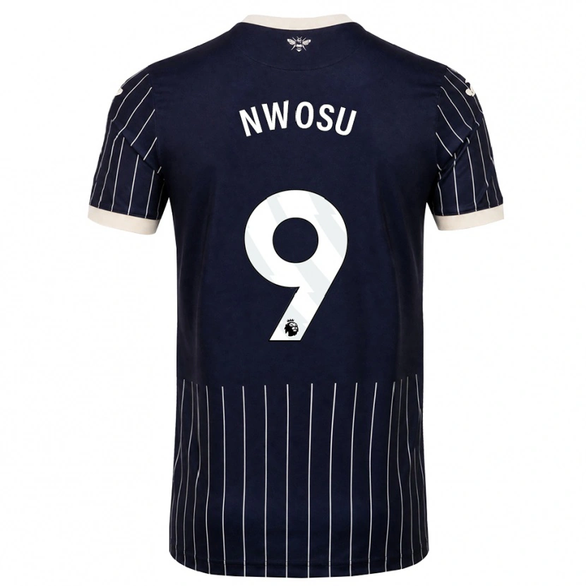 Danxen Kid Jai Nwosu #9 Black White Away Jersey 2026/27 T-Shirt