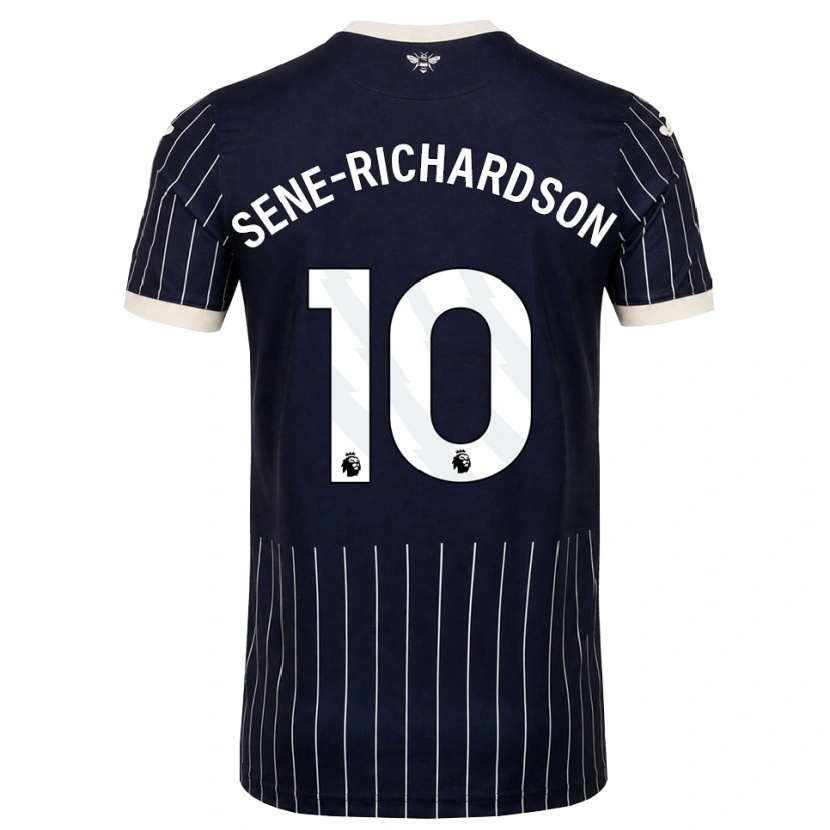 Danxen Kid Sam Sene-Richardson #10 Black White Away Jersey 2026/27 T-Shirt