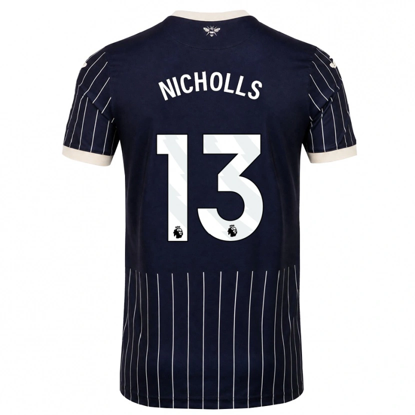 Danxen Kid Layton Nicholls #13 Black White Away Jersey 2026/27 T-Shirt