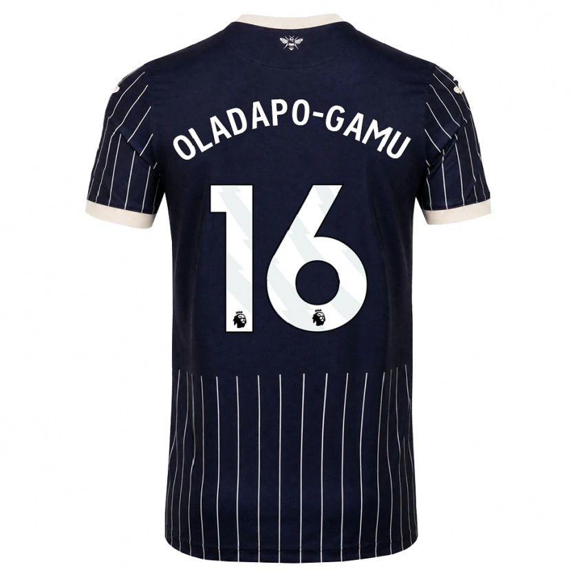 Danxen Kid Josh Oladapo-Gamu #16 Black White Away Jersey 2026/27 T-Shirt