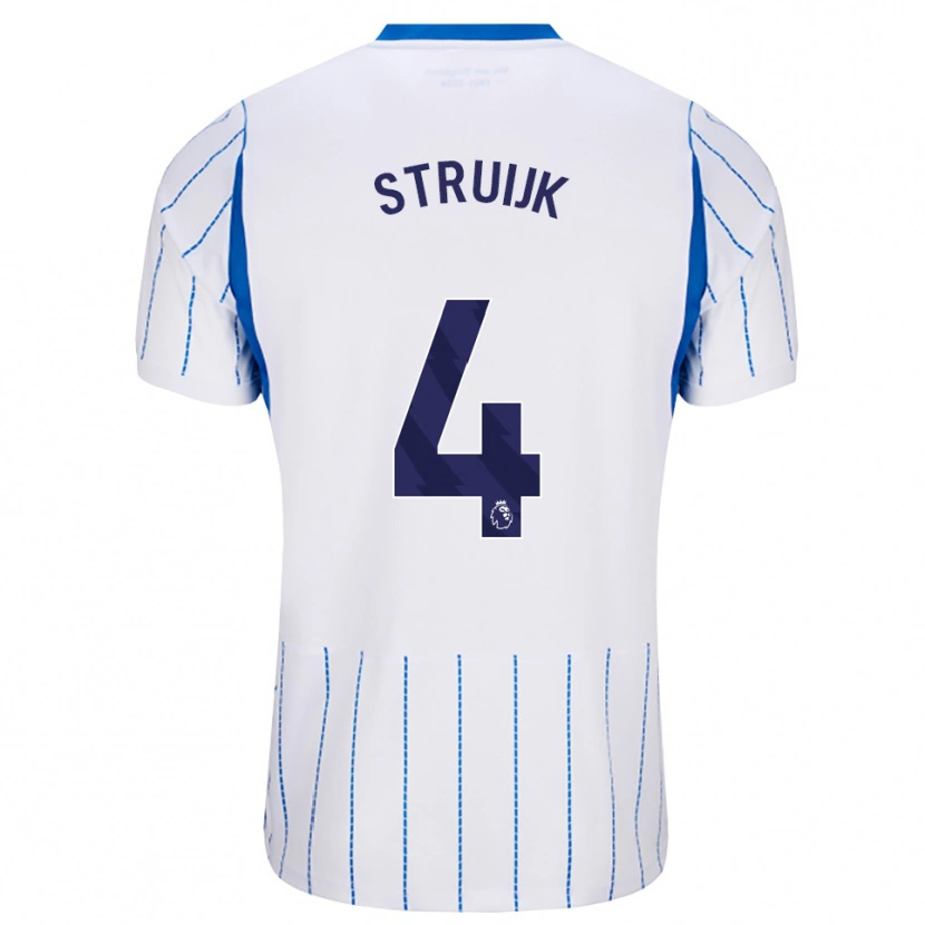 Danxen Kid Pascal Struijk #4 Dodger Blue White Away Jersey 2026/27 T-Shirt
