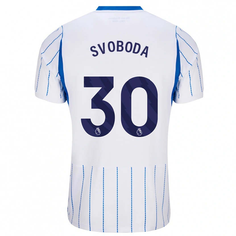 Danxen Kid Michael Svoboda #30 Dodger Blue White Away Jersey 2026/27 T-Shirt