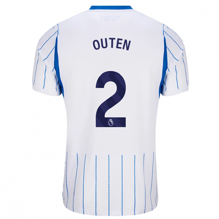 Danxen Kid Theo Outen #2 Dodger Blue White Away Jersey 2026/27 T-Shirt