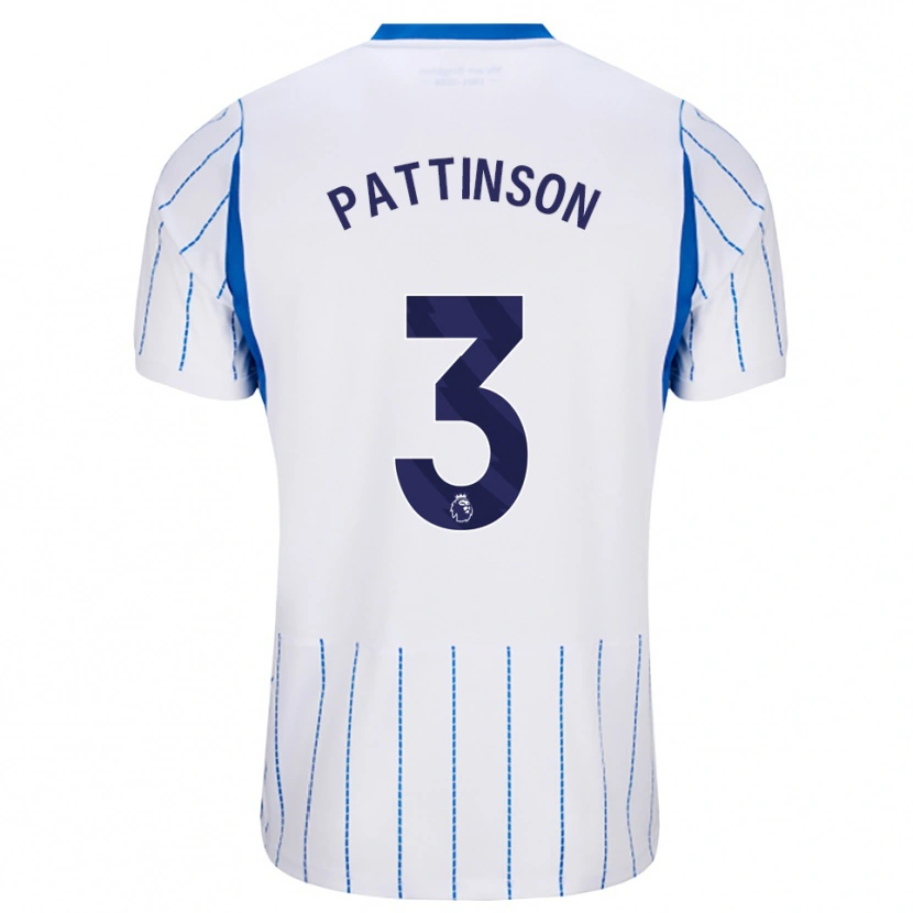 Danxen Kid Poppy Pattinson #3 Dodger Blue White Away Jersey 2026/27 T-Shirt