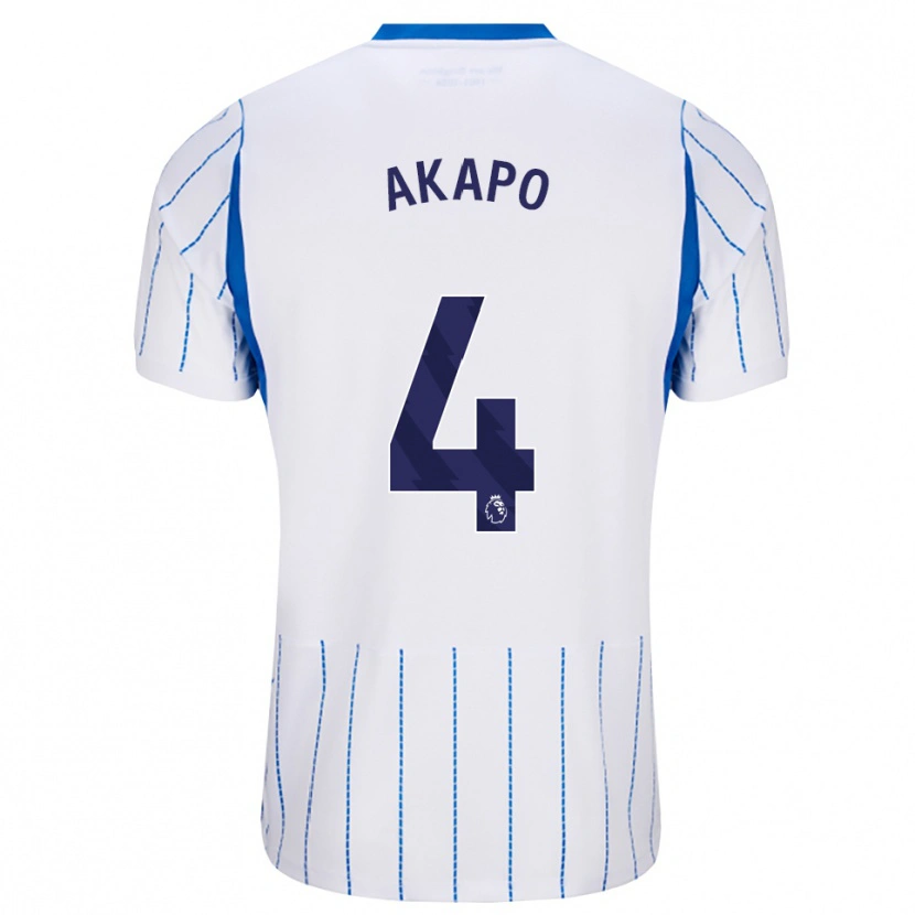 Danxen Kid Tobi Akapo #4 Dodger Blue White Away Jersey 2026/27 T-Shirt
