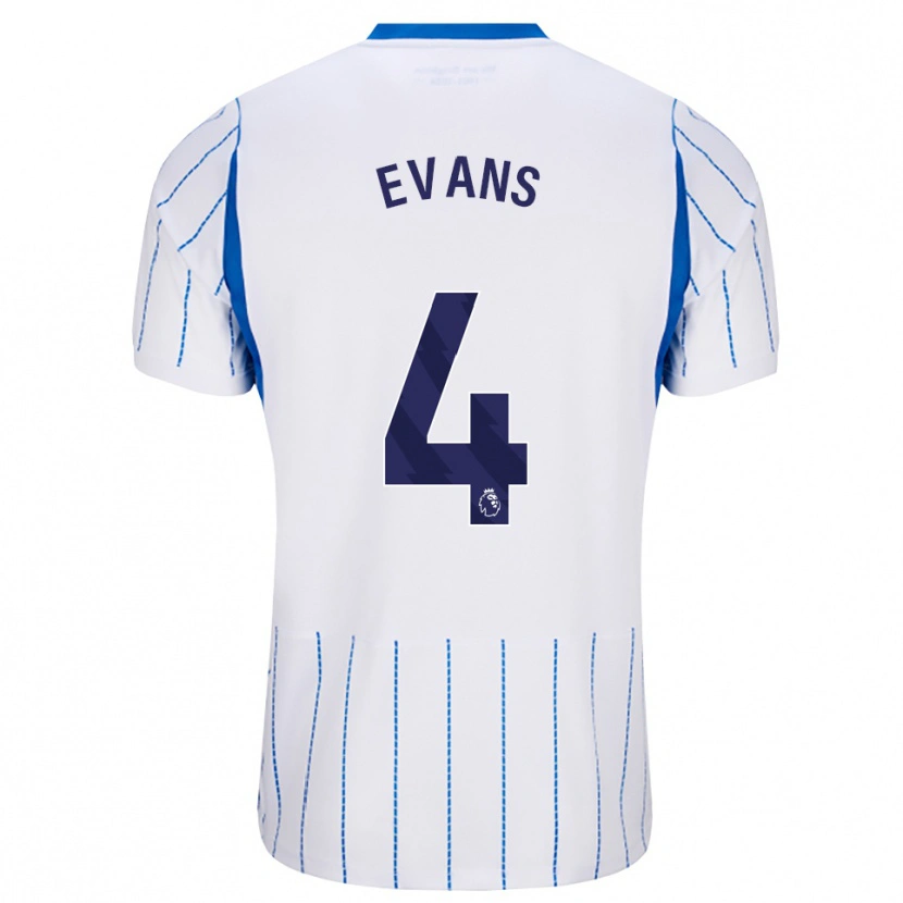 Danxen Kid Jake Evans #4 Dodger Blue White Away Jersey 2026/27 T-Shirt