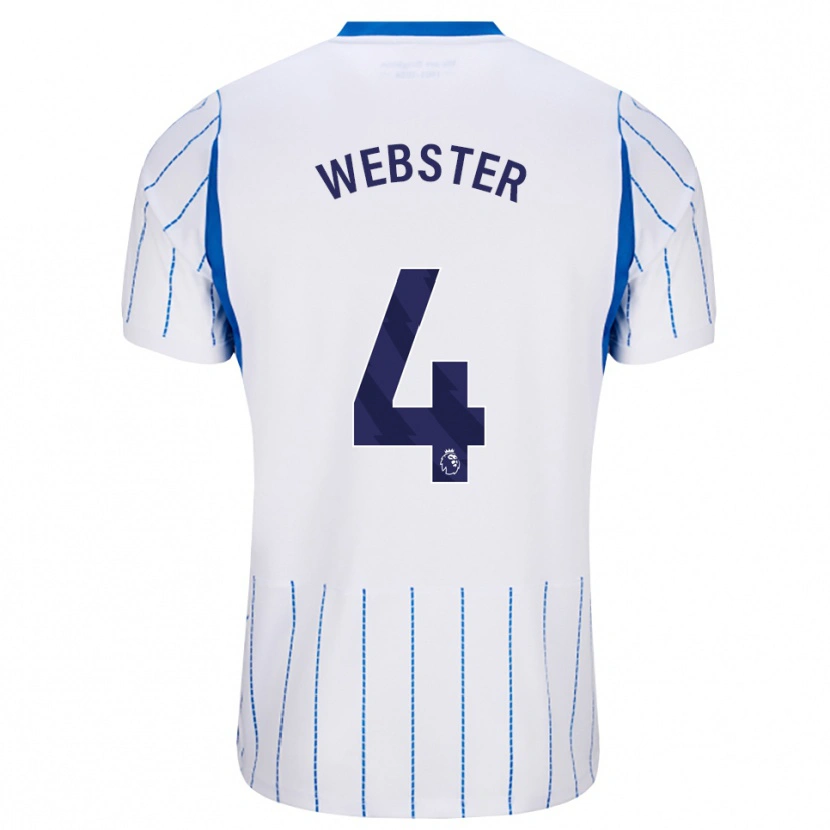 Danxen Kid Adam Webster #4 Dodger Blue White Away Jersey 2026/27 T-Shirt