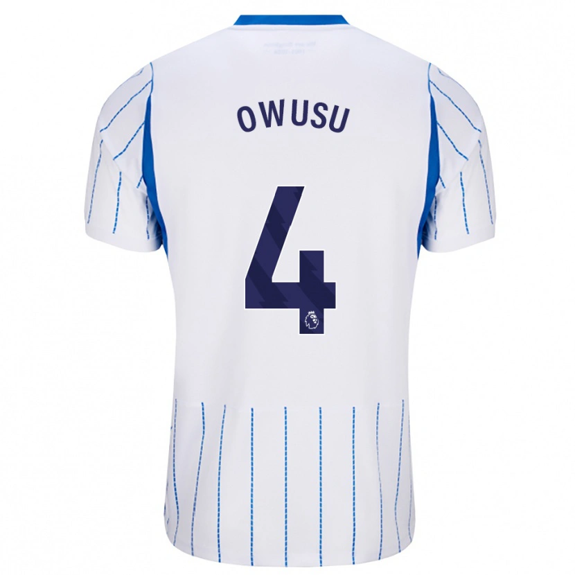 Danxen Kid Yussif Owusu #4 Dodger Blue White Away Jersey 2026/27 T-Shirt