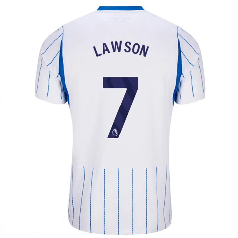 Danxen Kid Zebedee Lawson #7 Dodger Blue White Away Jersey 2026/27 T-Shirt
