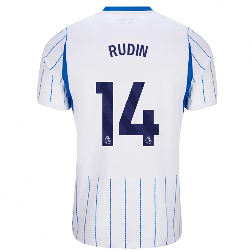 Danxen Kid Daniel Rudin #14 Dodger Blue White Away Jersey 2026/27 T-Shirt