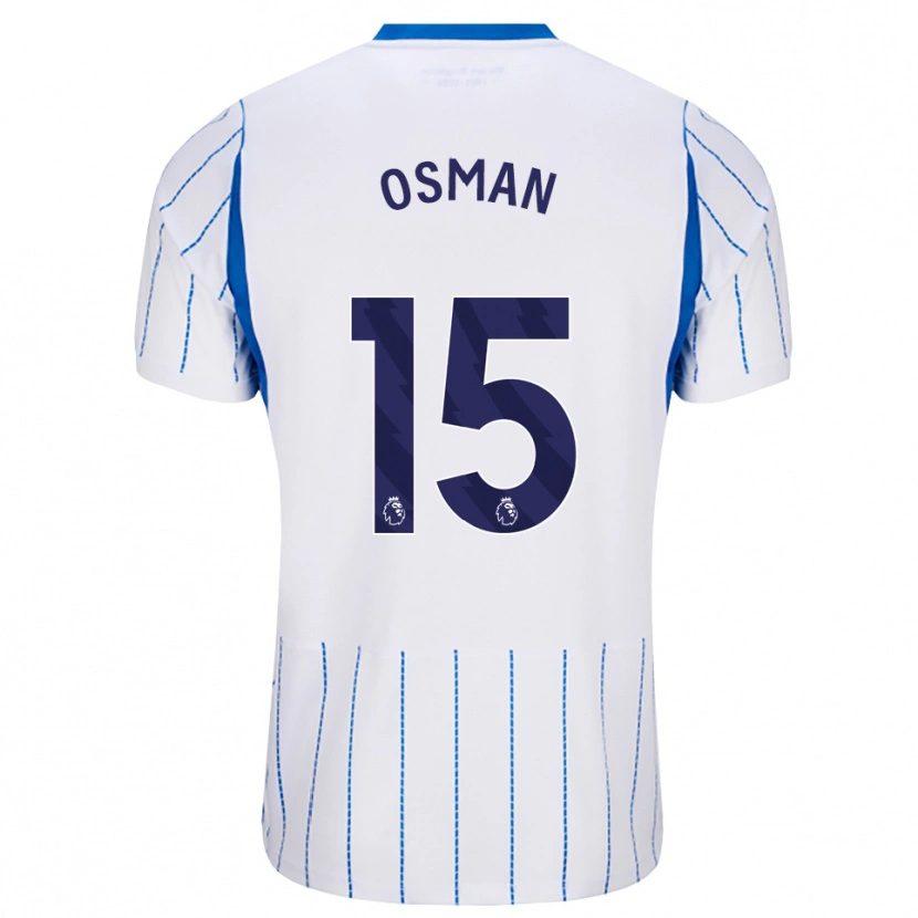 Danxen Kid Ibrahim Osman #15 Dodger Blue White Away Jersey 2026/27 T-Shirt